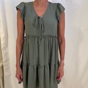 Altar'd State, Mini-Dress, Size Small, Green